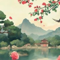 芳春柳搖染花香