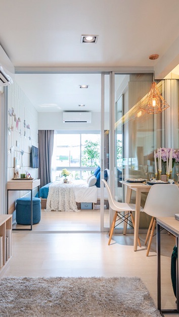 คอนโดรอบ ม.กรุงเทพ ให้เช่า By Pun Condo