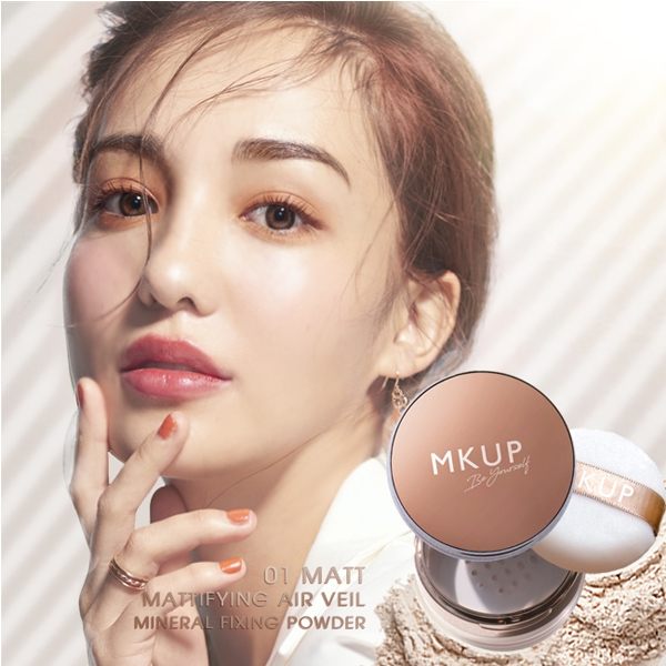 MKUP 光透裸紗定妝蜜粉SPF30+++ 7g 兩款供選 ☆巴黎草莓☆