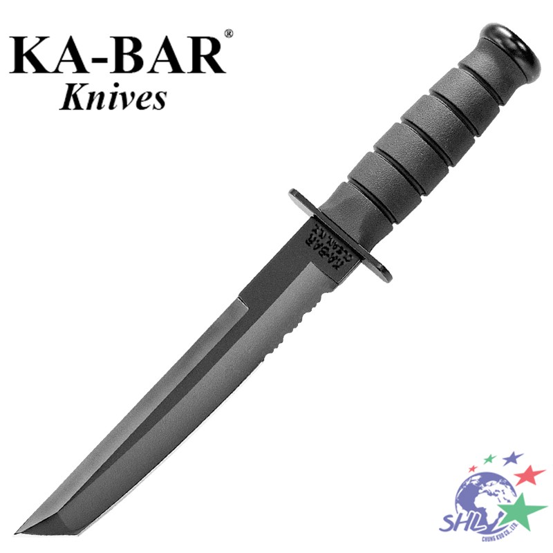 KA-BAR 日式攻擊刀 黑刃 TANTO - 1245 【詮國】