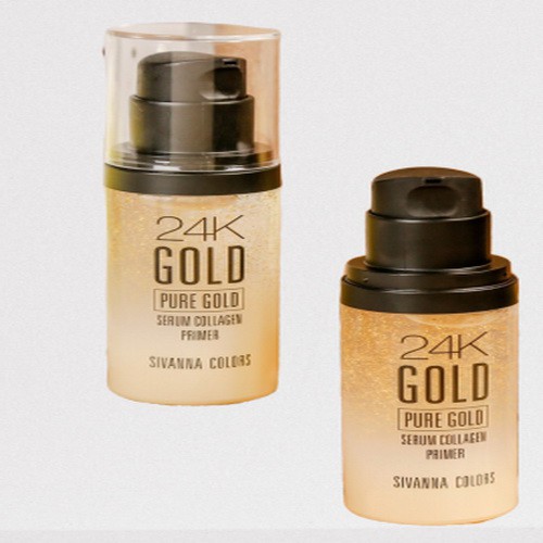 ★隔離霜之前，妝前使用，使毛細孔柔順好上妝。★含24K金箔，易吸收!★不須搖晃瓶身，輕壓擠出黃豆大小，輕推於臉部欲上粧處。★適合塗抹於眼部臥蠶處，可消除細紋!!★注意★本公司為泰國正廠授權台灣區獨家代