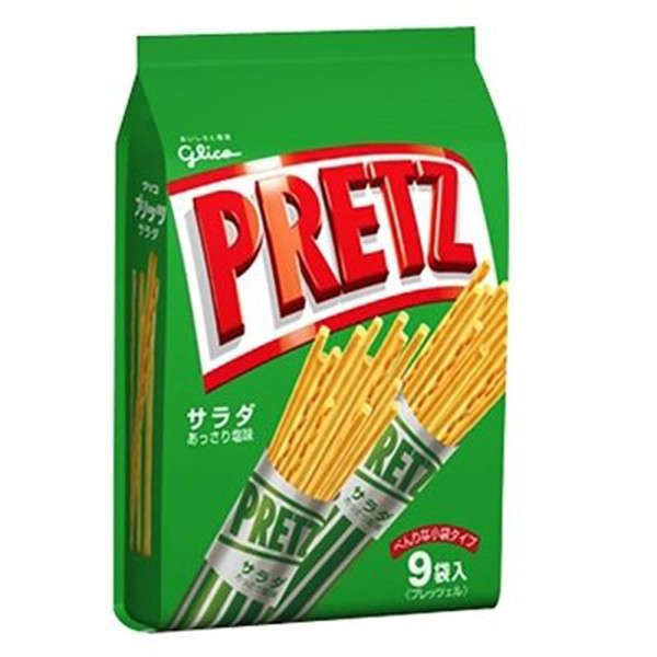[買一送一] Pocky 格力高 9袋入 百利滋沙拉棒 143g 維康 百琪 固力果 Glico 零食 餅乾 至715