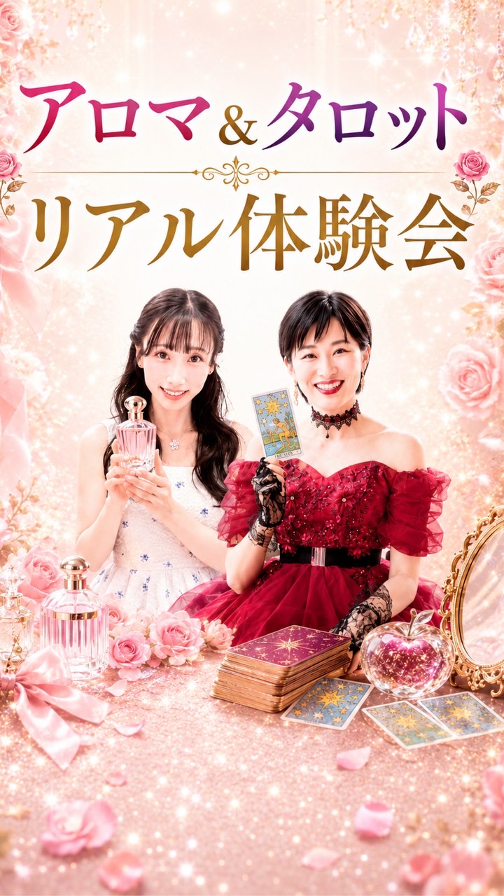 アロマ＆タロットリアル体験会🩵🩷