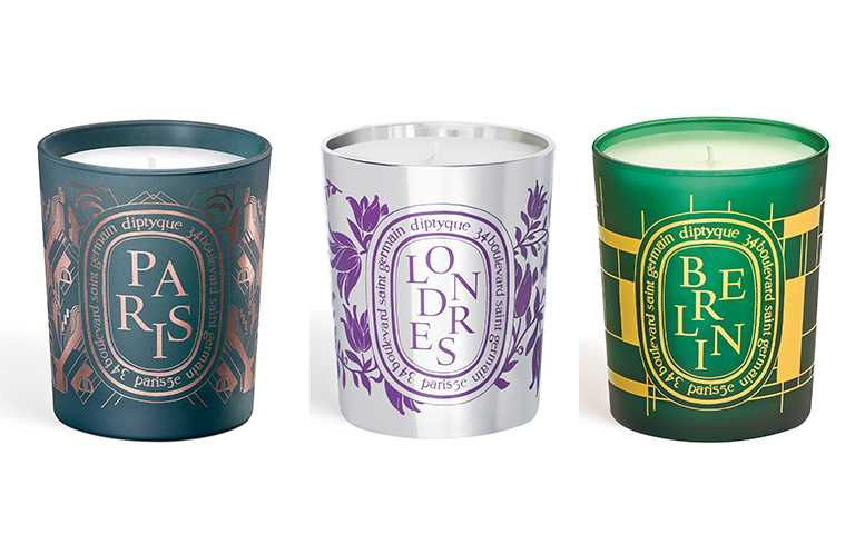 DIPTYQUE城市限定香氛蠟燭 巴黎、倫敦、柏林各190g/NT2,600【圖／10/10 APOTHECARY提供】