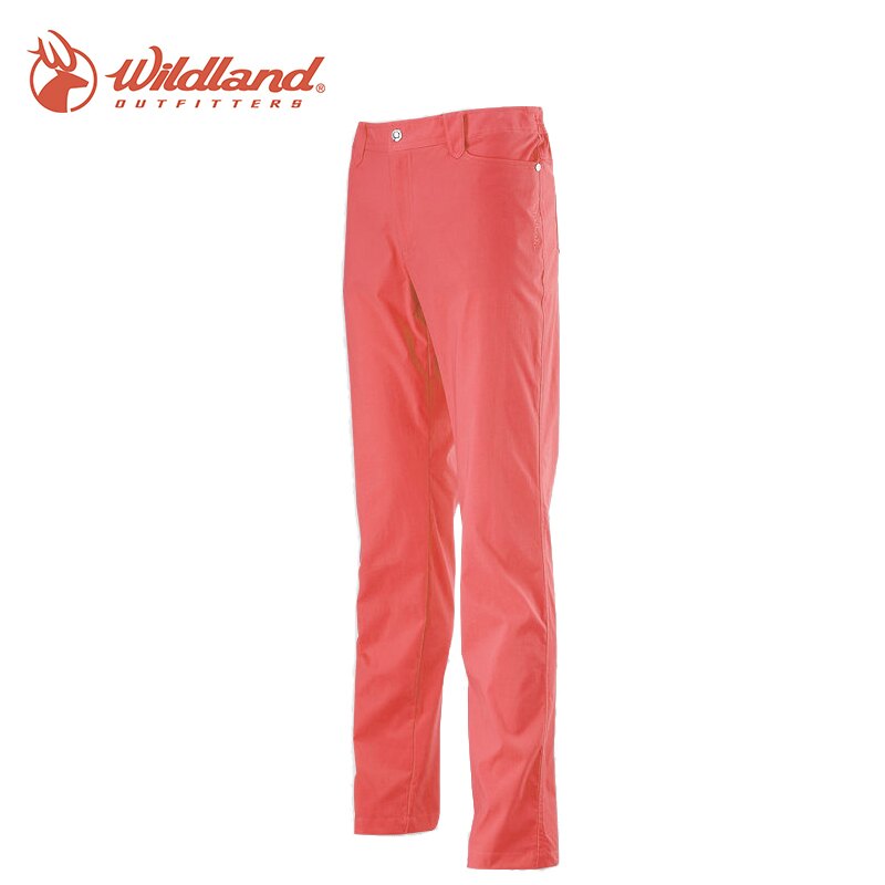 【下殺5折】專櫃品牌出清 WILDLAND 荒野 0A11337 女 彈性合身時尚長褲 吸濕排汗 工作褲 登山褲 休閒長褲 彈性褲