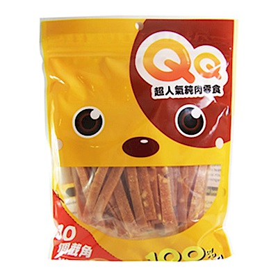 【任選】QQ 超人氣純肉零食 起司嫩雞胸細條 160G