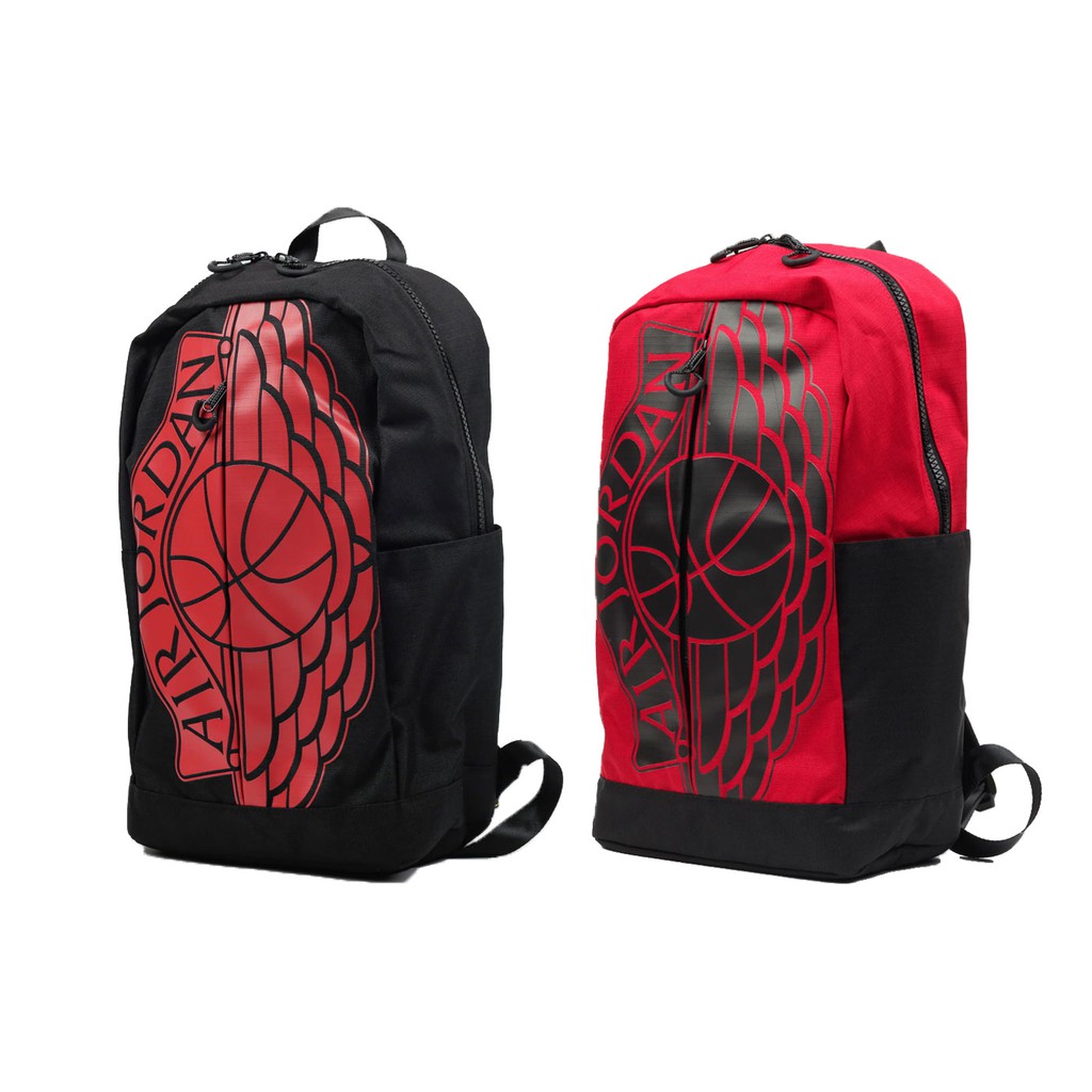 NIKE AIR JORDAN 大LOGO 翅膀 運動 休閒 後背包 兩色 (布魯克林) 2019/4月 9A0208-