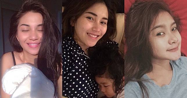 20 Foto selfie seleb bangun tidur, bukti cantiknya tak luntur