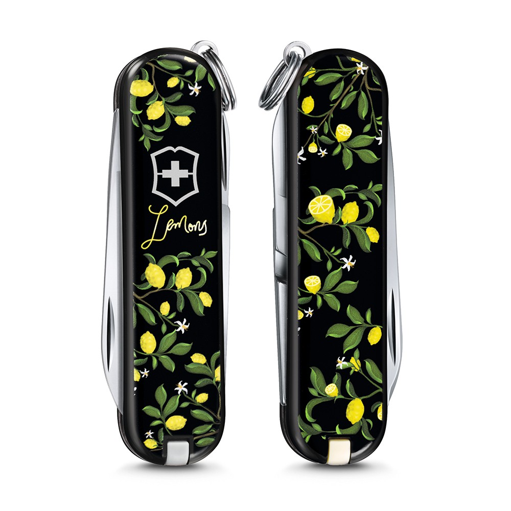 VICTORINOX 瑞士維氏限量迷你7用印花瑞士刀-檸檬