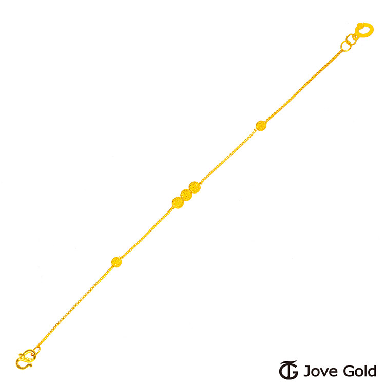 商品特色 9999純金完美製作 情人節生日禮物首選 抗氧化佩戴不過敏 保值黃金送禮自用兩相宜 商品詳情 品牌jovegold漾金飾 款式手鍊 適用族群女性 黃金總重量分類1錢~3錢 黃金總重量(約)約