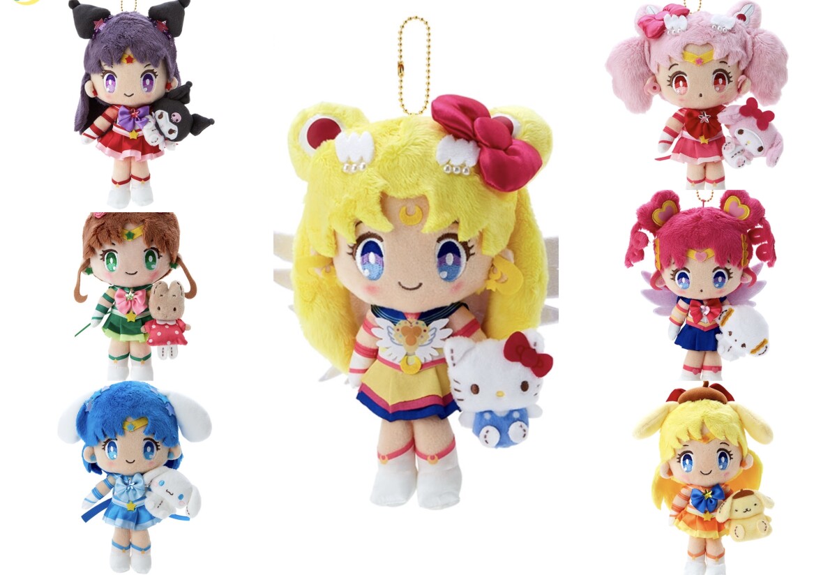 KITTY化身月野兔！三麗鷗Ｘ美少女戰士聯名登場，KITTY露娜玩偶太萌，變身器收納袋必收