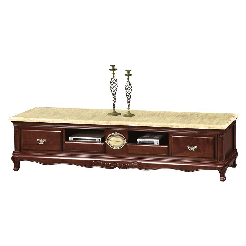 【RA732-2】 816松香黃7尺電視櫃 寬210×深55×高50公分 $11,660 【商品規格】＊桌面:天然松香黃石面【是否需要組裝】＊需簡易組裝◎品築家具精心為您的起居環境營造溫馨、和諧的氣氛