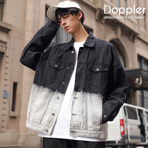 更多超值外套請點這邊喔⤵#DOPPLER 精選外套顏色: 黑材質: 牛仔布尺寸:M~2L模特兒183/65 穿著 XL顏色尺寸選擇方法：【購買時請先將所需商品加入購物車在一併結算購買】現貨+預購方式販