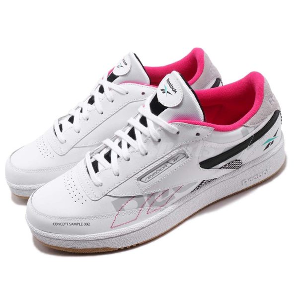 Reebok 休閒鞋 Club C 85 ATI 90s 白 粉紅 網球鞋 皮革鞋面 男鞋【PUMP306】 DV8962