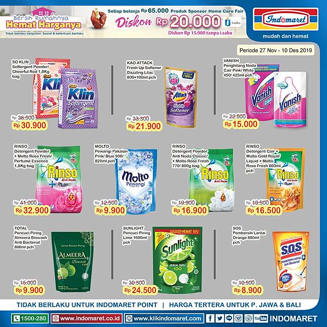 Belanja Home Care Hemat Di Indomaret