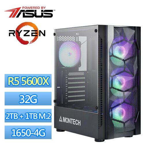 ● AMD Ryzen-5 5600X 六核心處理器● 華碩 PRIME B550M-A (WI-FI) 主機板● 16G DDR4-3200 *2 高速記憶體● 2TB 硬碟● 1TB M.2 SS