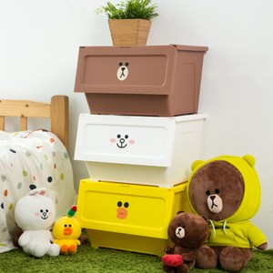 掀蓋設計 超大容量 可自由堆疊