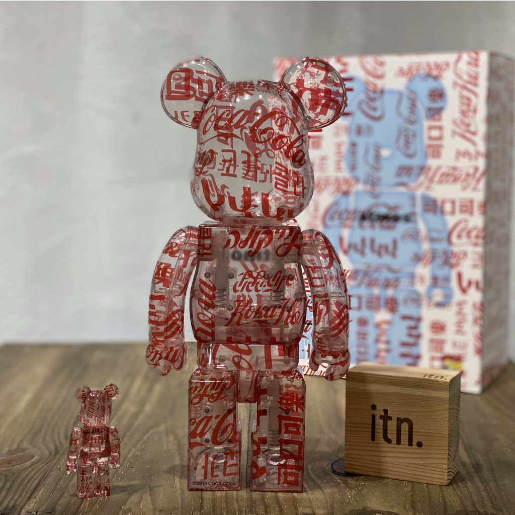 BE@RBRICK Atmos Coca-Cola (透明) 可口 可樂 400%+100%