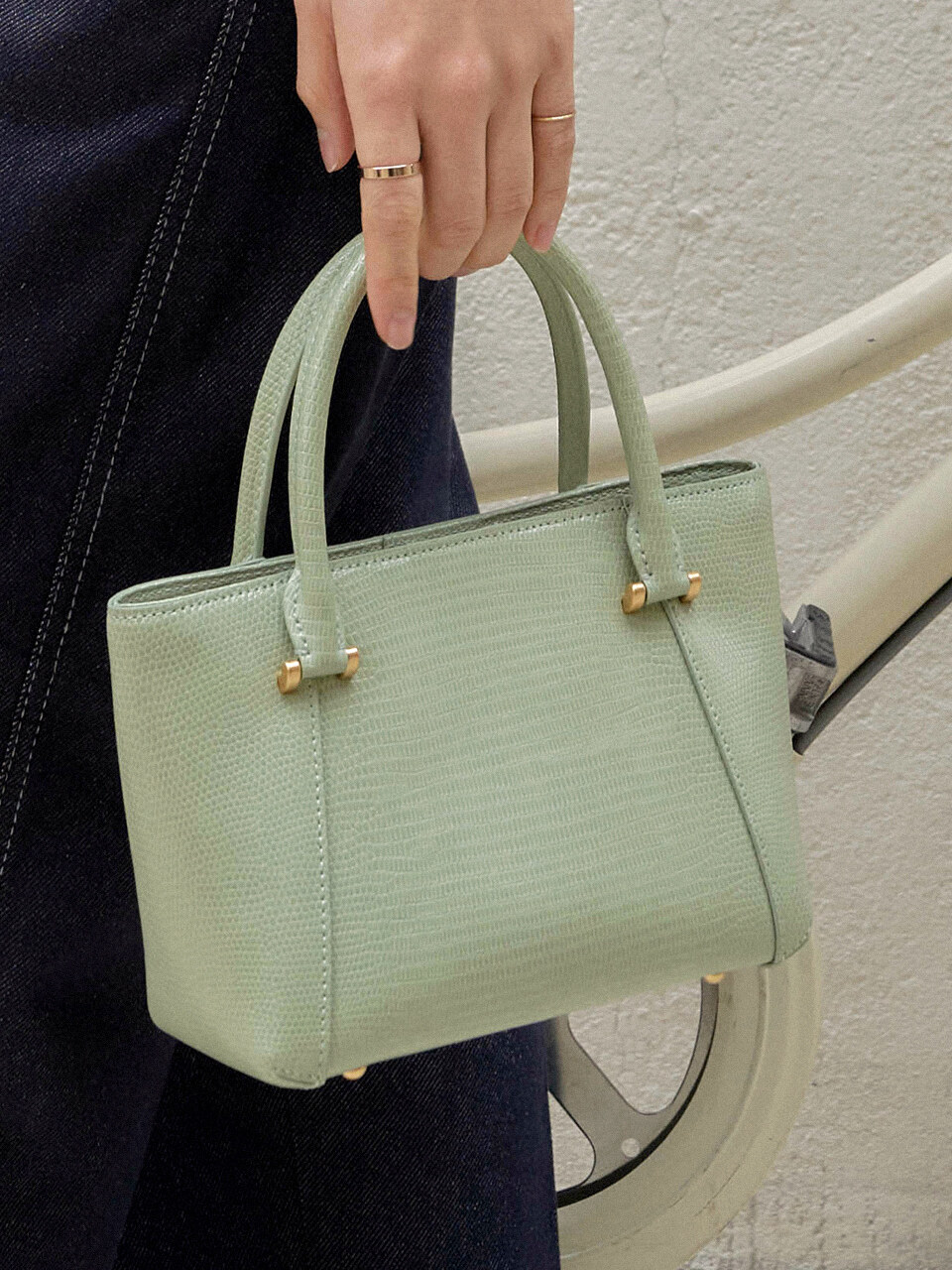 Atelier de LUMEN Gouter Bag_Pattern Green