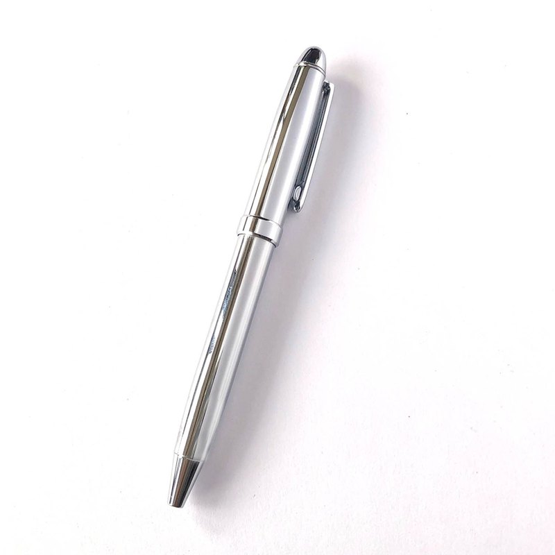 瑞文堂皮夾隨扈筆/ 原子筆 | 銀色 稀有