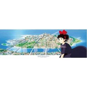 【拼圖總動員 PUZZLE STORY】克里克市空景 日系/Ensky/魔女宅急便 /950P/橫幅