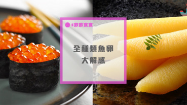 一次教你認完全部！好吃的魚子「哪個是哪個」你都認得嗎？