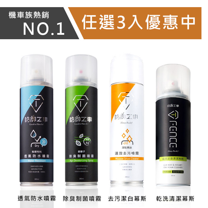 品名:【髒污剋星】防御工事| 萬用汙垢清潔慕斯 內容裝量:280ml 主要成分:界面活性劑、香精、水 保存期限:5年 產地:台灣 品名:【快速清潔】防御工事| 安全帽乾洗消臭清潔慕斯 內容裝量:250