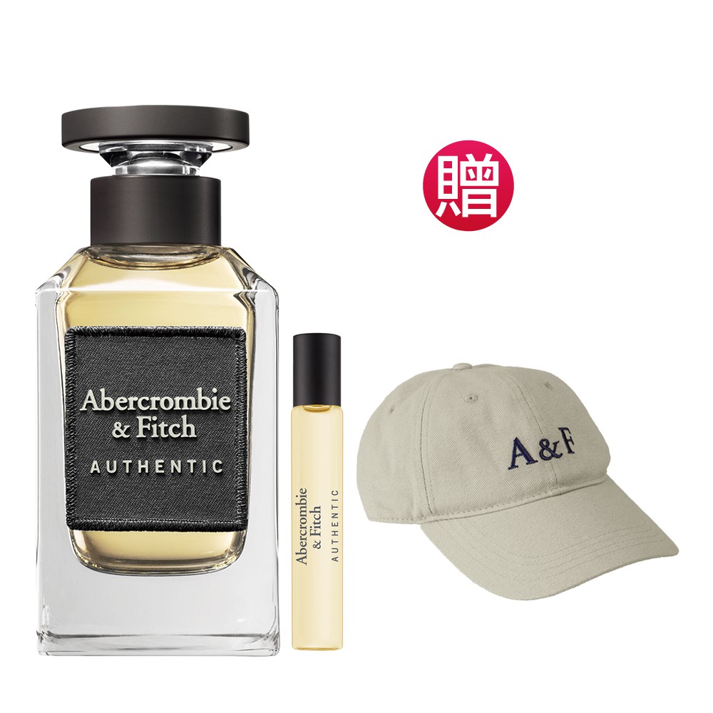 Abercrombie&Fitch真我男性淡香水100ml(贈)A&F品牌棒球帽+同款隨身瓶15ml Vivo薇朵