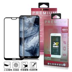 ◎觸碰靈敏玻璃與螢幕的附力強|◎9H硬度防爆瓦解衝擊力|◎防眩光無虹彩看得好清晰種類:手機保護貼類型:正面保護貼適用型號:Nokia6.1plus屏幕:滿版材質:玻璃顏色:黑色系內容物:滿版2.5D鋼