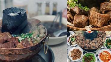 台中「清真恩德元餃子館」最出名反而是牛肉鍋，澎湃分量、人間美味，直接PK台南牛肉湯