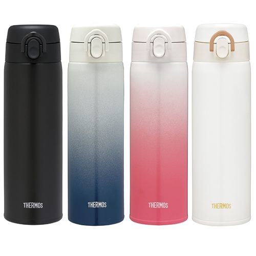 膳魔師THERMOS 不銹鋼真空保溫瓶500ml 漸層橘白GOW JALC-500-GOW