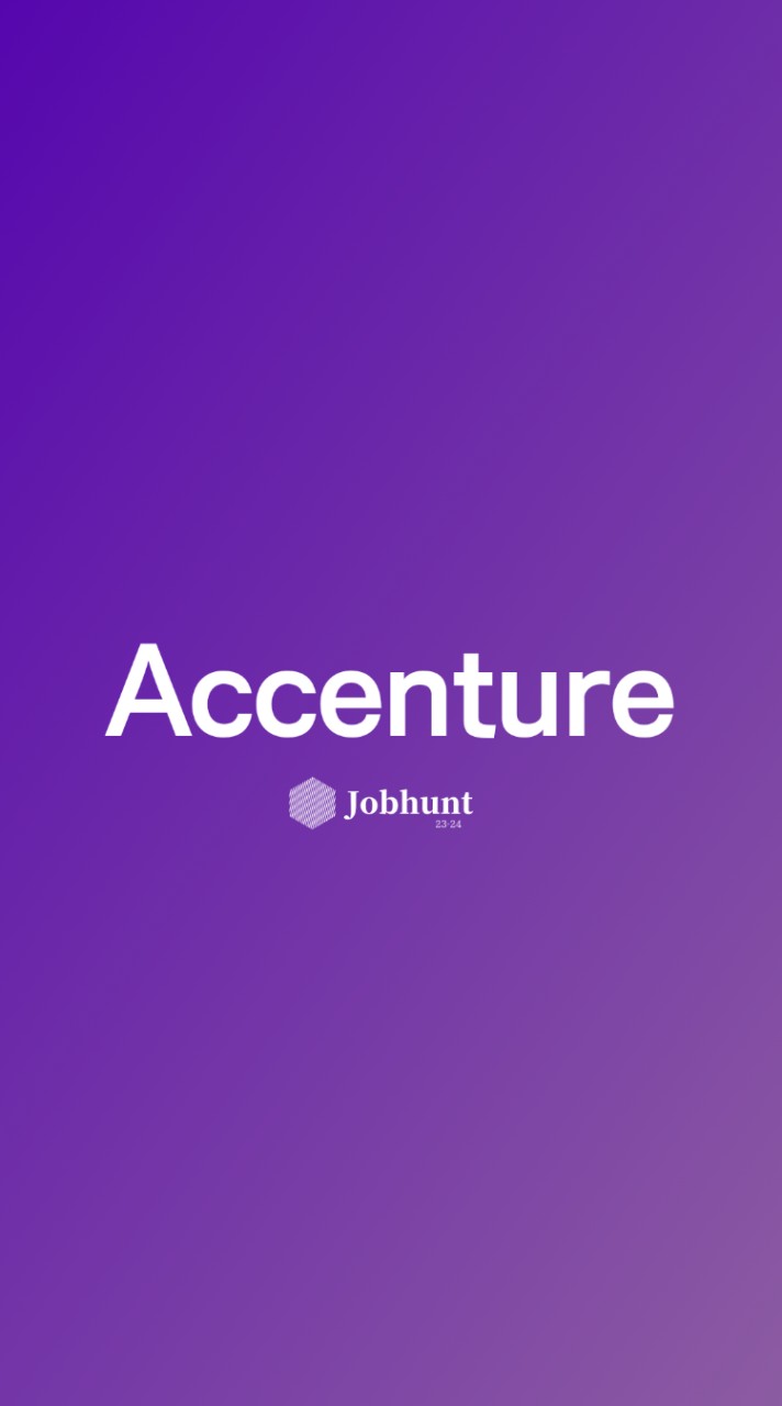 【Accenture アクセンチュア】就活情報共有/企業研究/選考対策グループ