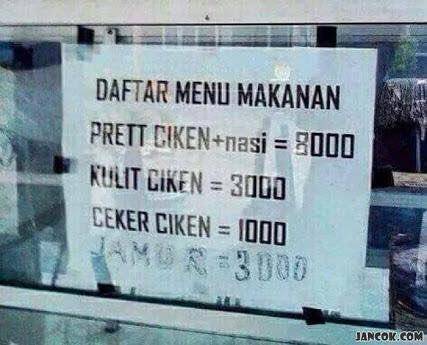 Kocak! Ini Jadinya Kalau Nama Restoran dan Menu Makanan Terkena Humor Receh, Dijamin Ngakak Abis