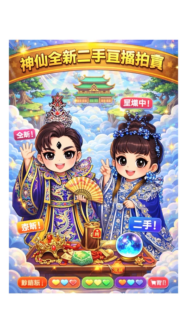 神仙歌劇團｜二手好物直播拍賣