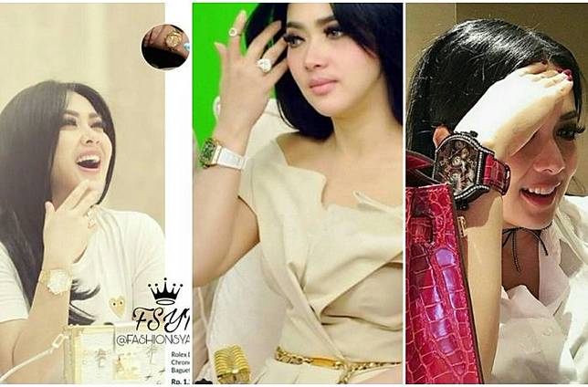 Heboh Jam Tangan Mewah Istri Pejabat, Mahalan Mana dengan 4 Jam Tangan Syahrini Seharga Miliaran Rupiah Ini? 