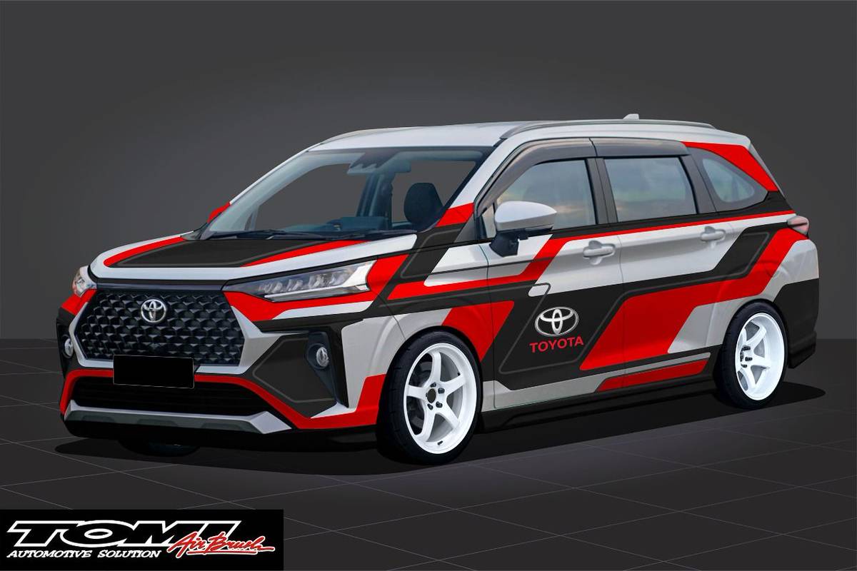 Digimod Toyota All New Veloz Gaya Sporty Terinspirasi Livery Balap TTI Gridoto LINE TODAY