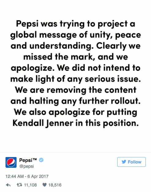 Pepsi Minta Maaf, Tarik Iklan Kontroversial yang Dibintangi Kendall Jenner