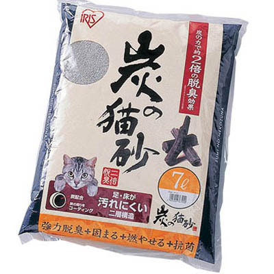 【培菓平價寵物網】【IRIS】 SNS-70碳的貓砂(7L) (-炭除臭力大幅度提高-)