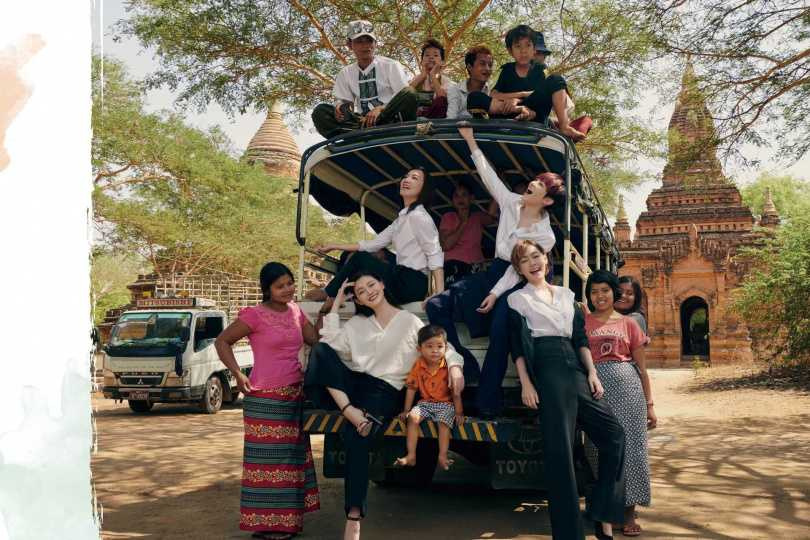 大S、小S、阿雅、范曉萱「四姊妹」相識20年，卻是首度一起出國旅行。