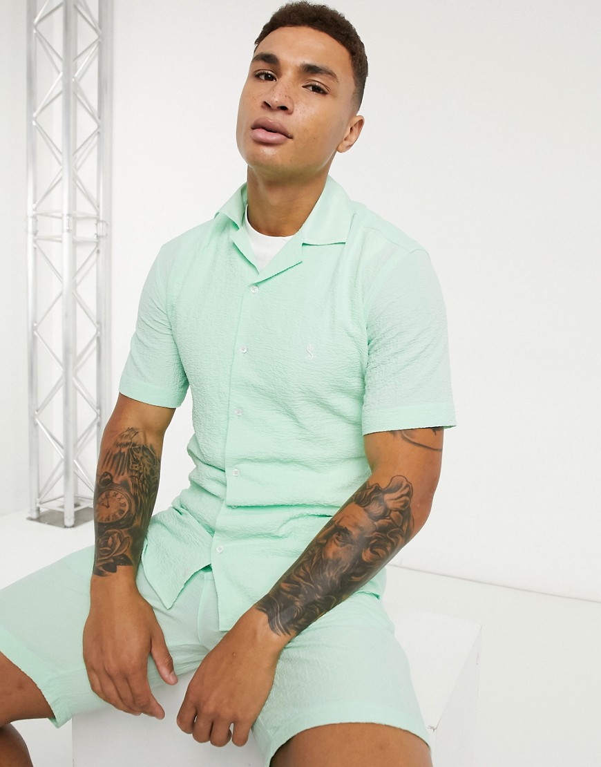 Shirt by Lock Stock Coming soon to your Saved Items All-over print Revere collar Button placket Shor