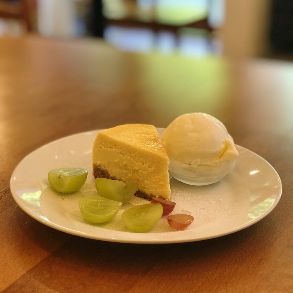 ユーザーが投稿したチーズケーキの写真 - 実際訪問したユーザーが直接撮影して投稿した西馬込カフェîle de collineの写真