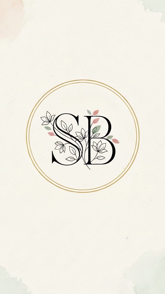 SB Glitter Floral