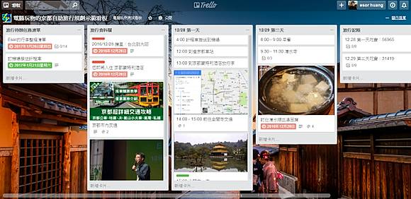 如何用trello 規劃自助旅行 我的trello 行程計畫使用技巧教學 電腦王阿達 Line Today