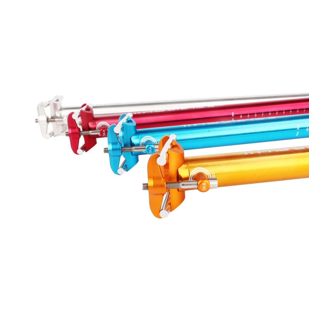 KCNC AL75鋁合金坐管(27.2*400mm)*多平台同步銷售，下單前請先詢問庫存***載重上限:100kg**【顏色】紅、藍、金、銀色【產地】台灣【材質】鋁合金7075-T6【規格】27.2*