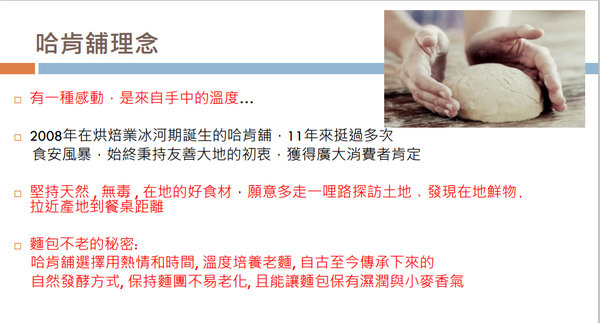 哈肯舖淨生吐司、桑葚優格吐司，使用聯華潔淨認證麵粉，成分天然、八大無添加，嚴選好食材低溫發酵手感烘焙，安心美味的生吐司