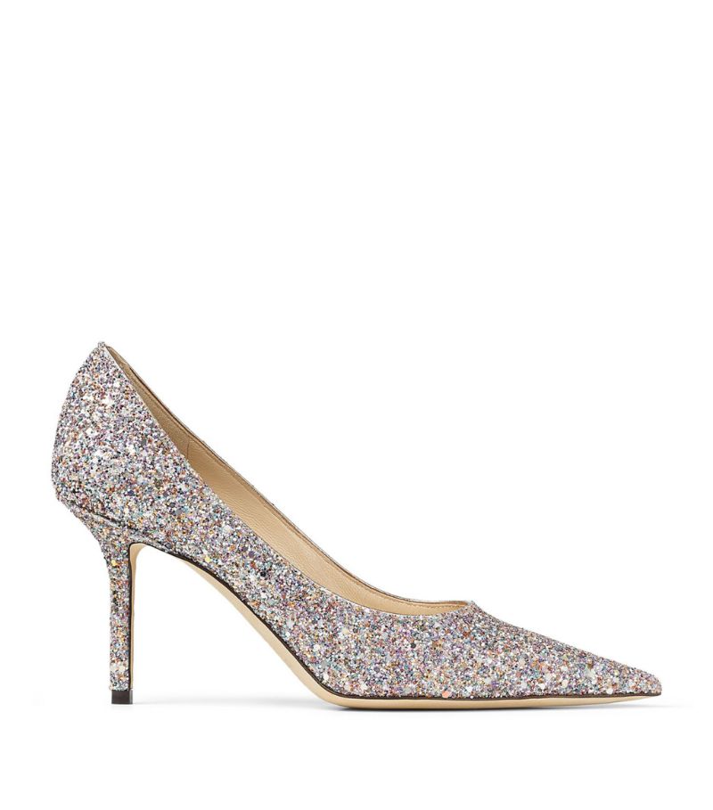 Updating a classic silhouette with a point toe, the Italian-made Love pumps from Jimmy Choo make a t