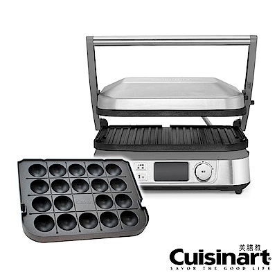 Cuisinart 液晶溫控多功能燒烤/煎烤器/帕尼尼/章魚燒組合