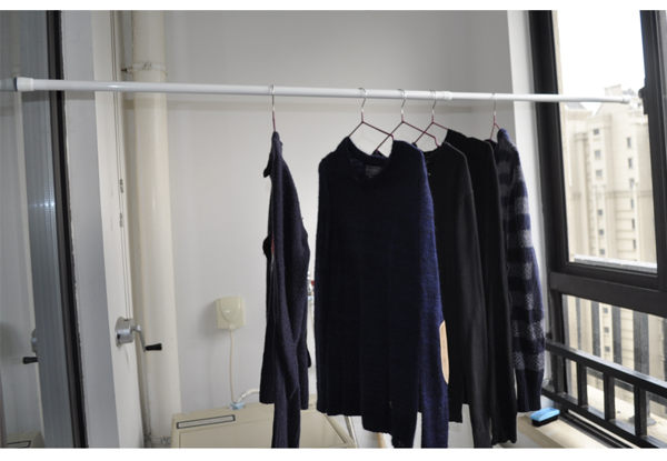 【門簾伸縮桿特大號】加粗款旋轉型134-250cm伸縮直桿 免工具好安裝門簾 窗簾 浴簾桿 曬衣桿