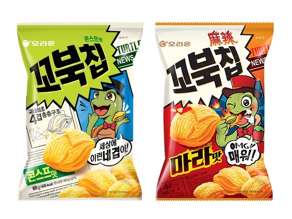 韓國 好麗友~烏龜玉米脆餅(80g) 款式可選【D784409】進口／零食／團購，還有更多的日韓美妝、海外保養品、零食都在小三美日，現在購買立即出貨給您。