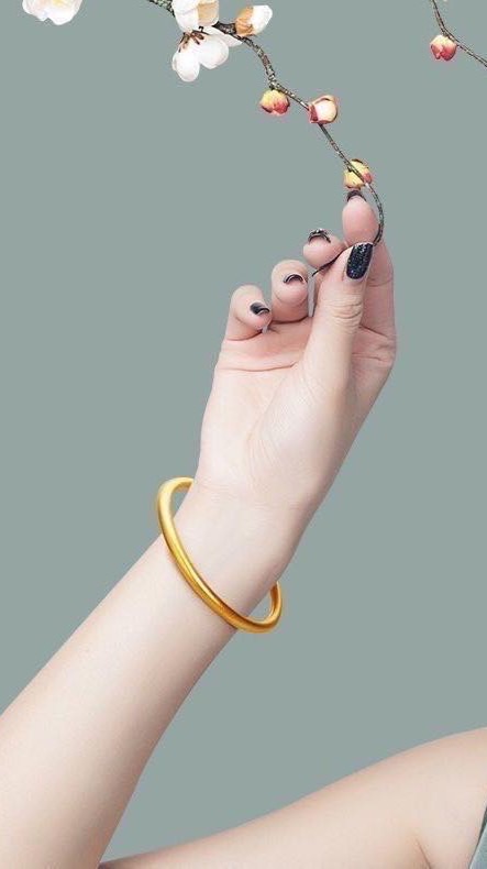 🟥💜 (R43) ร้านทองมงคลรับทรัพย์ - กำไลกลมเรียบ